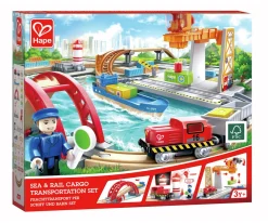 Best Set de Transporte de Mercancías por Mar y Vías Niños Juguetes Niños 6 Años|Juguetes Niños 4 Años