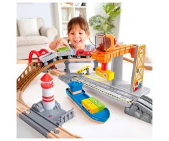 Best Set de Transporte de Mercancías por Mar y Vías Niños Juguetes Niños 6 Años|Juguetes Niños 4 Años