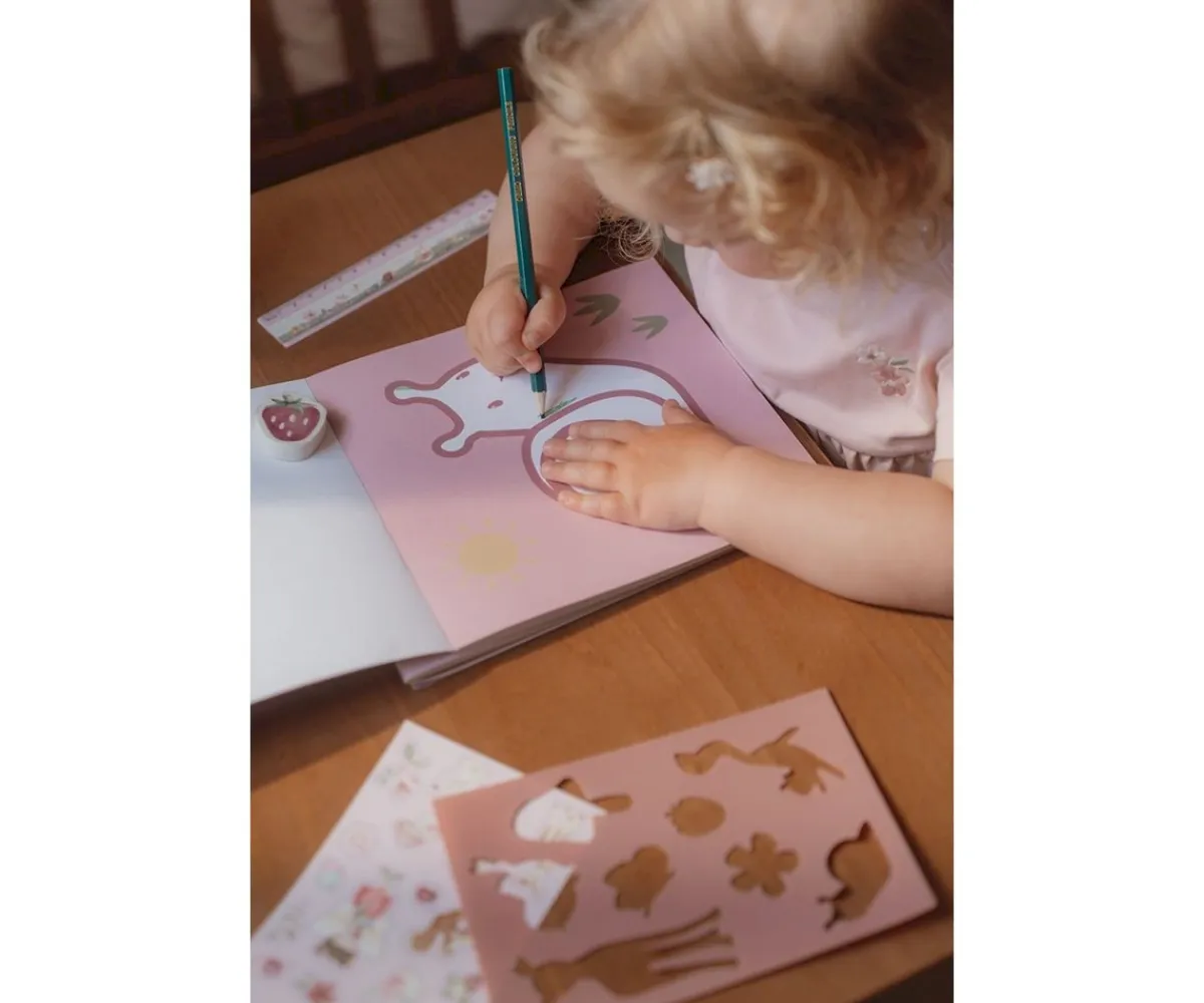 Clearance Set Estuche y Material Escola Fairy Garden Estuches Escolares|Material Escolar