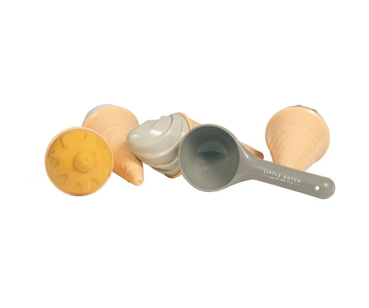 Juguetes De Playa^Little Dutch Set Moldes Helados Arena