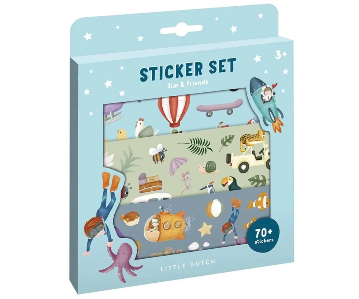 Set Pegatinas Jim & Friends Niños Juguetes Niños 5 Años|Juguetes Niños 3 Años