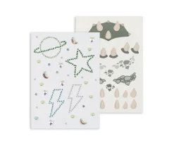 Pintura De Uñas, Brillos Y Tattoos^Konges Slojd Set Tattoos y Brillantes Boy