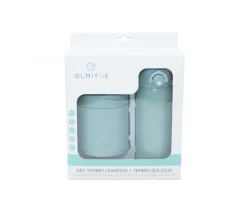 Termos Infantiles^Olmitos Set Termos Líquido y Sólidos Blue