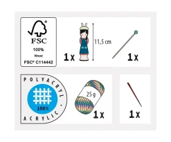 Manualidades Para Niños^Folia Set Tricotín StrickLiesel