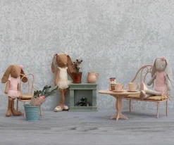 Casa De Muñecas De Madera^Maileg Silla Vintage Mini Dark Powder