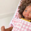 Carritos Muñecas^Tiny Harlow Silleta para Muñecas Vichy Rosa