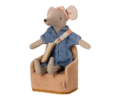 Casa De Muñecas De Madera^Maileg Sillón Plegable Ratón Powder