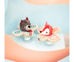 Best Sonajero con Ventosa Avión Louis el Lobo Niños Juguetes Bebé 6 Meses|Juguetes Para Recién Nacidos