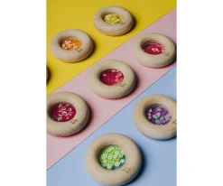 Clearance Sonajero Donut Sensorial Berenjenas Niños Otras Líneas Pedagógicas|Juguetes Para Recién Nacidos