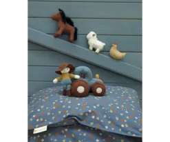 Clearance Sonajero Suave Tractor Blue Spruce Niños Juguetes Para Recién Nacidos|Sonajeros Bebé