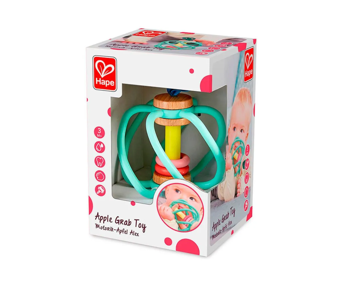 Sonajeros Bebé^Hape Sonajero-Mordedor Apple Grab