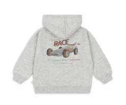 Hot Sudadera con Capucha y Cremallera Lou Grey Melange Niños Accesorios Para Bebé Y Niños|Ropa Infantil