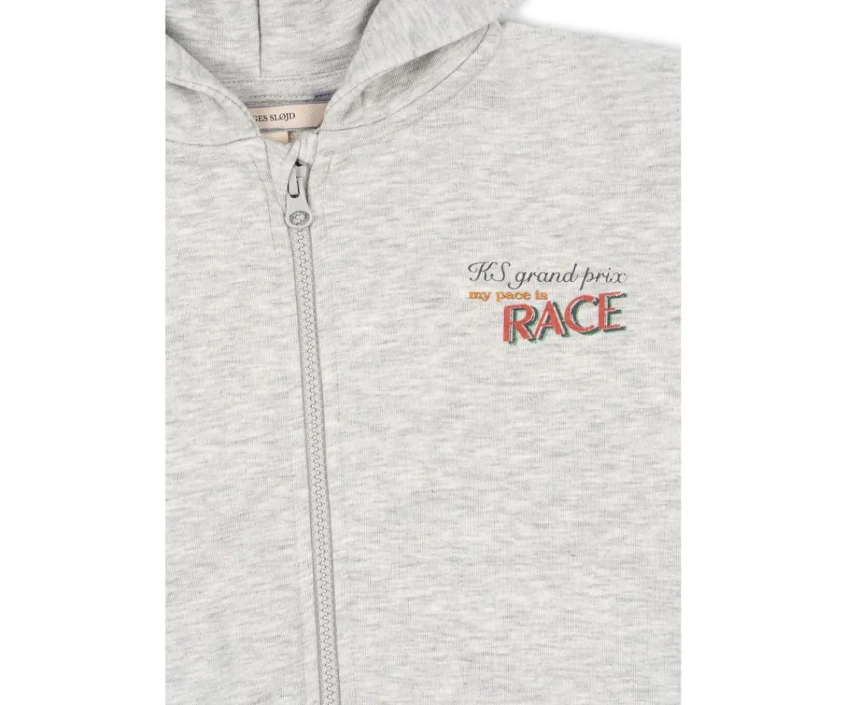 Hot Sudadera con Capucha y Cremallera Lou Grey Melange Niños Accesorios Para Bebé Y Niños|Ropa Infantil