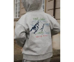 Hot Sudadera con Capucha y Cremallera Lou Grey Melange Niños Accesorios Para Bebé Y Niños|Ropa Infantil