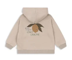 Ropa Infantil^Konges Slojd Sudadera con Capucha y Cremallera Lou French Oak
