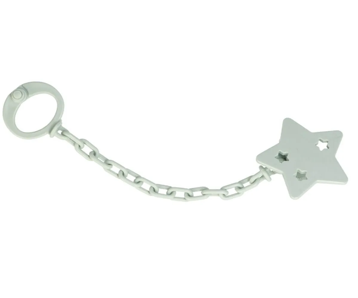 Chupeteros^Tutete Sujetachupetes Personalizable Estrella Verde Claro
