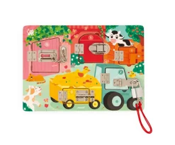 Online Tablero de Cerraduras La Granja Niños Juguetes Más Recomendados|Juguetes Niños 3 Años