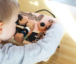 Best Tablero de Motricidad Bloqueo y Rotación Niños Juguetes Niños 5 Años|Juguetes Montessori