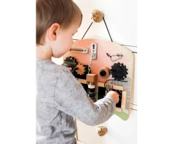 Best Tablero de Motricidad Bloqueo y Rotación Niños Juguetes Niños 5 Años|Juguetes Montessori