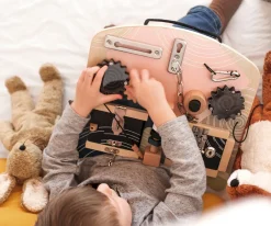 Best Tablero de Motricidad Bloqueo y Rotación Niños Juguetes Niños 5 Años|Juguetes Montessori