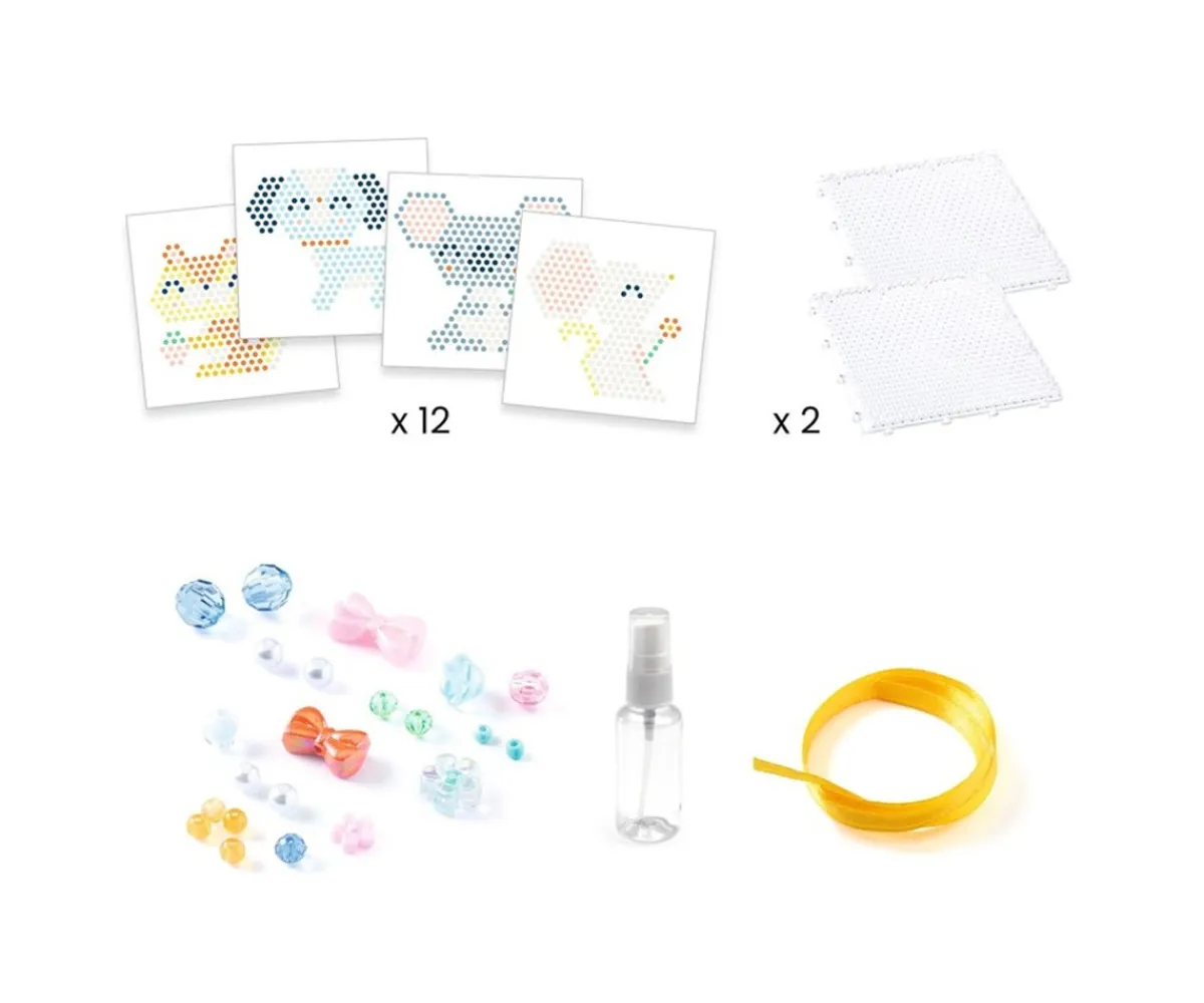 Manualidades Para Niños^Djeco Taller Perlas Amigos Peludos