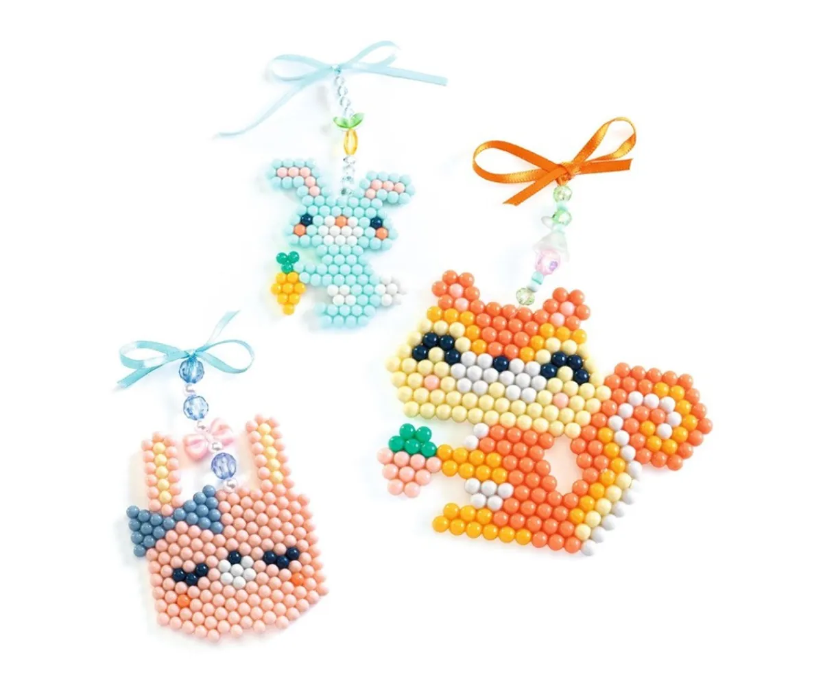 Manualidades Para Niños^Djeco Taller Perlas Amigos Peludos