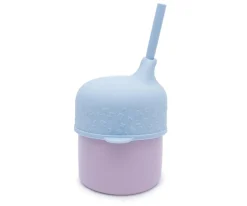 Vasos Para Bebés Y Niños^We Might Be Tiny Tapa Sippie para Vaso Silicona Azul Empolvado