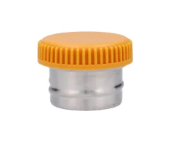 Botellas Para Personalizar^Tutete Tapón con Base Metal para Botella Acero Mostaza