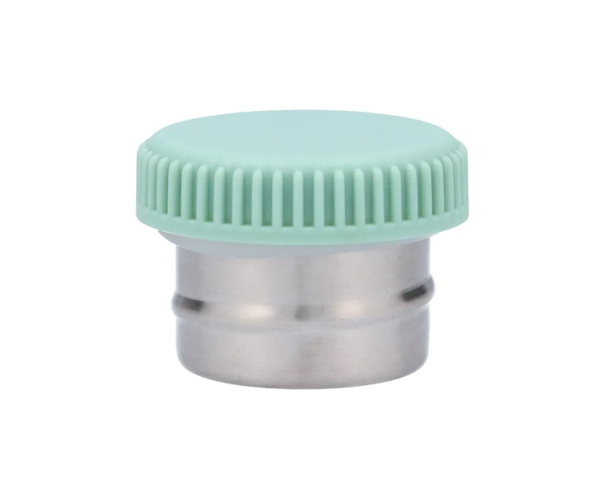 Botellas Para Personalizar^Tutete Tapón con Base Metal para Botella Acero Sage