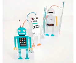 Manualidades Para Niños^Meri Meri Tarjeta de Cumpleaños Robots