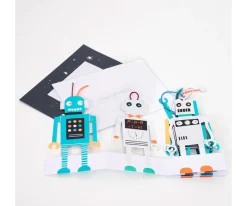 Manualidades Para Niños^Meri Meri Tarjeta de Cumpleaños Robots