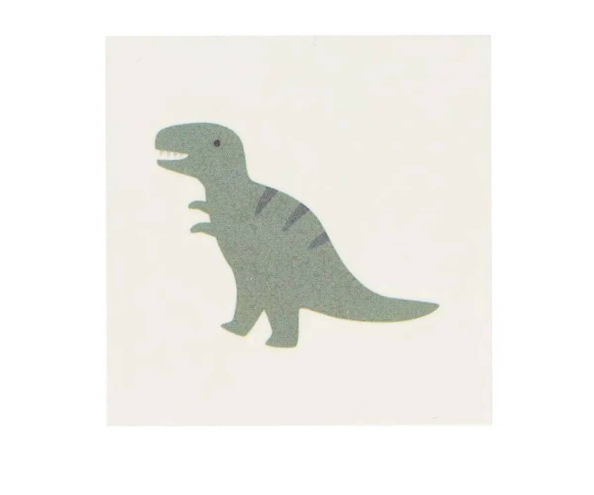 Pintura De Uñas, Brillos Y Tattoos^Tutete Tatuaje Temporal Dinos World Verde