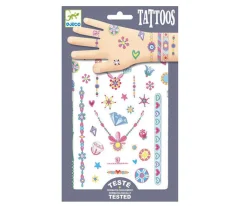 Pintura De Uñas, Brillos Y Tattoos^Djeco Tatuajes Joyas