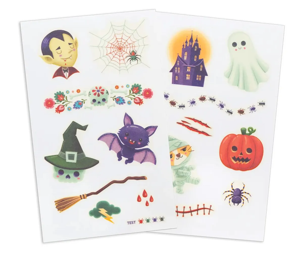 Pintura De Uñas, Brillos Y Tattoos^Namaki Tatuajes Halloween Mundo del Terror