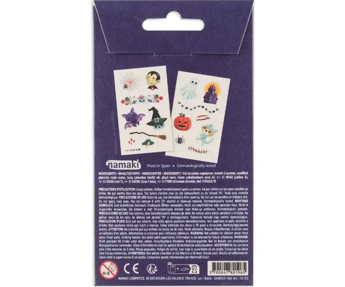 Pintura De Uñas, Brillos Y Tattoos^Namaki Tatuajes Halloween Mundo del Terror