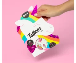 Pintura De Uñas, Brillos Y Tattoos^Omy Tatuajes Unicornio Lily Neón