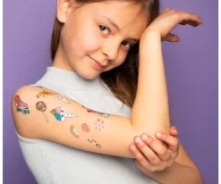 Pintura De Uñas, Brillos Y Tattoos^Omy Tatuajes Unicornio Lily Neón