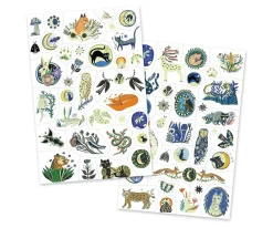 Pintura De Uñas, Brillos Y Tattoos^Djeco Tatuajes Refejos Noche