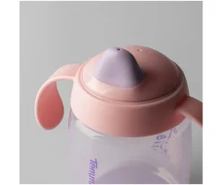 Clearance Taza Aprendizaje Transition Spout Rosa 240ml Vasos Antiderrame|Vasos Para Bebés Y Niños