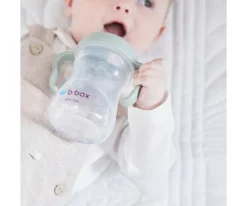 Vasos Antiderrame^b.box Taza con Boquilla Silicona Sage