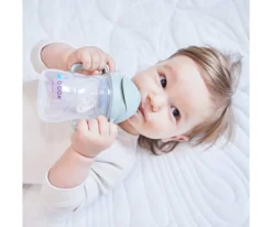 Vasos Antiderrame^b.box Taza con Pajita Flexible Sage