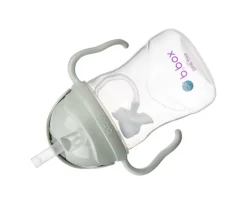 Vasos Antiderrame^b.box Taza con Pajita Flexible Sage