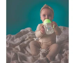 Vasos Antiderrame^b.box Taza Con Pajita Flexible Brilla en la Oscuridad