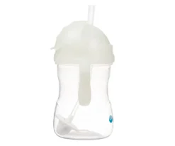 Vasos Antiderrame^b.box Taza Con Pajita Flexible Brilla en la Oscuridad