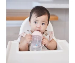 Vasos Antiderrame^b.box Taza con Pajita Flexible Blush