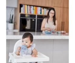 Vasos Antiderrame^b.box Taza con Pajita Flexible Ocean