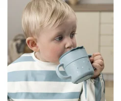 Vasos Para Bebés Y Niños^Done by Deer Taza de Aprendizaje Happy Dots Blue