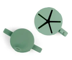 Taza de Aprendizaje Peekaboo y Dispensador de Snacks Deer Friends Powder Niños Vasos Para Bebés Y Niños|Vasos Antiderrame