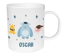 Hot Taza de Plástico Personalizada Little Monsters Colecciones Vuelta Al Cole|Tazas Para Personalizar