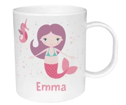 Hot Taza de Plástico Personalizada Sirena Tazas Para Personalizar|Colecciones Vuelta Al Cole